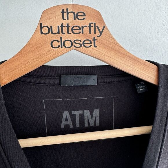 ATM Classic Jersey Long Sleeve Boy Tee - Black XL - Picture 3 of 5